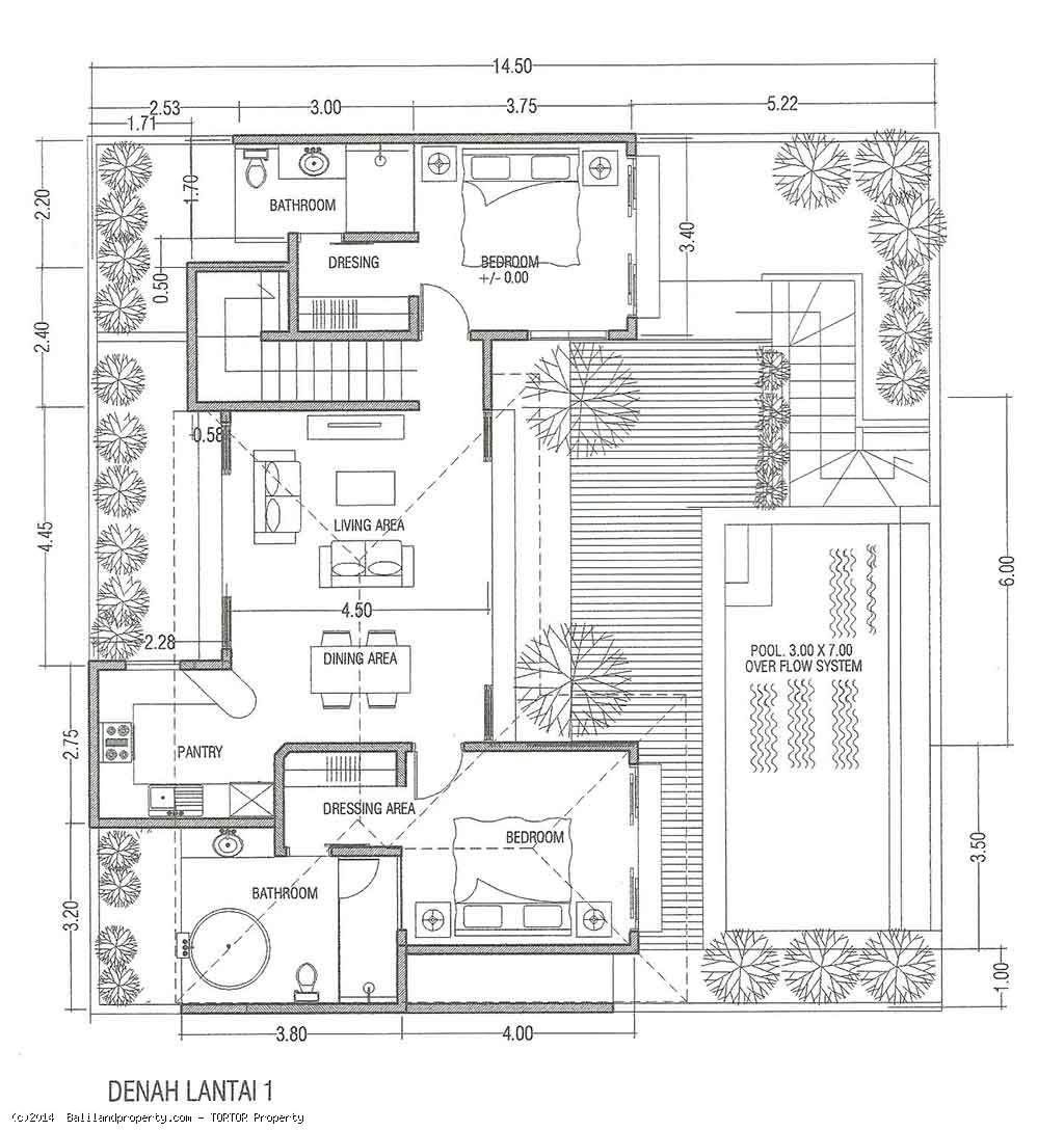 Good priced 2 bedroom villa with Bukit views