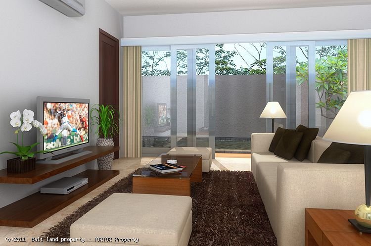 New Bali Canggu 3 bedroom luxury villa for sale rice field views